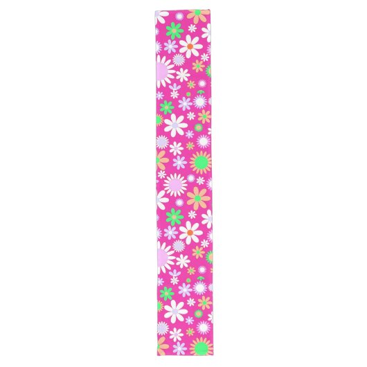 Chemin De Table Long Puissance rose (Devant)