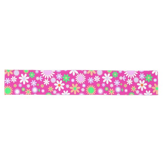 Chemin De Table Long Puissance rose (Horizontal)
