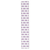 Chemin De Table Long Purple Glitter Classe de 2025 (Devant)