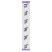 Chemin De Table Long Purple Paisley Sphynx Paisley (Devant)