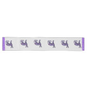 Chemin De Table Long Purple Paisley Sphynx Paisley (Horizontal)