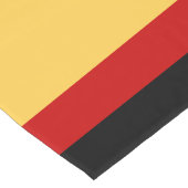 Chemin De Table Long Rayures jaunes, noires et rouges (Coin)