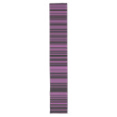 Chemin De Table Long Rayures noires violettes abstraites (Devant)