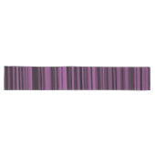 Chemin De Table Long Rayures noires violettes abstraites (Horizontal)