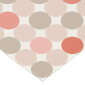 Chemin De Table Long Red Pink Mocha Geometric Table Runner (Coin)