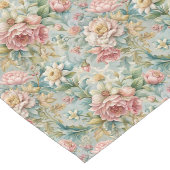 Chemin De Table Long Regal Rococo Dessins botaniques gracieux (Coin)