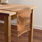 Chemin De Table Long Regard du bois de grain d'eucalyptus naturel (In Situ)