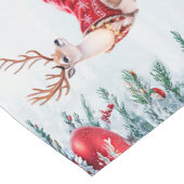 Chemin De Table Long Reindeer Noël Fête de Noël Coureur de table (Coin)