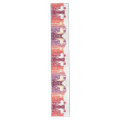 Chemin De Table Long Reindeer Snowy Holiday Table Runner (Devant)