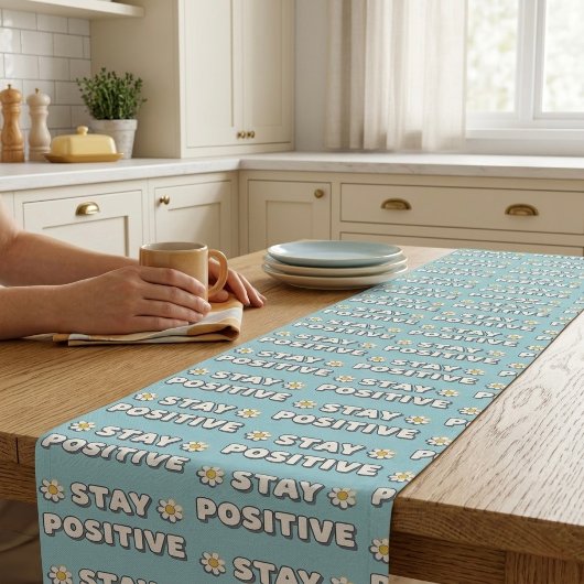 Chemin De Table Long Restez Positif