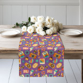 Chemin De Table Long Retro Bloom Runner 70s Pastel Table Magique