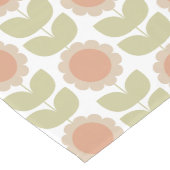 Chemin De Table Long Retro Groovy Summer Flowers Stems (Coin)