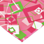 Chemin De Table Long Retro Squares Pattern (Coin)