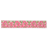 Chemin De Table Long Retro Squares Pattern (Horizontal)