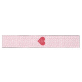 Chemin De Table Long Romantic Valentine Table Runner With Love Hearts (Horizontal)