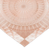 Chemin De Table Long Rose Gold Mandala géométrique (Coin)