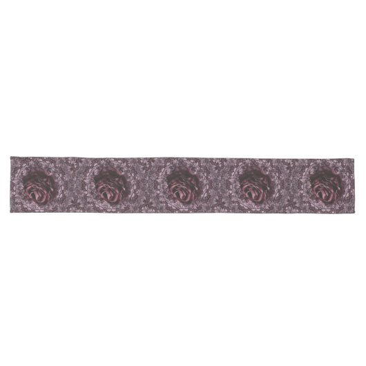 Chemin De Table Long Rose Mandala (Horizontal)