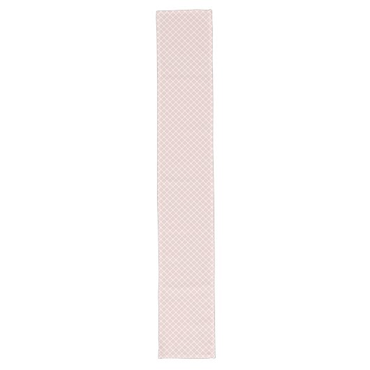 Chemin De Table Long Rose moderne Gold Check Runner pour Home Style (Devant)