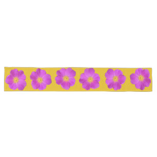Chemin De Table Long Rose sauvage 2