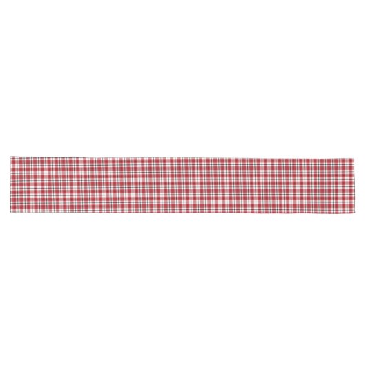 Chemin De Table Long Rouge Black Check Runner Lumberjack Style Dining (Horizontal)