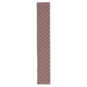 Chemin De Table Long Rouge Plaid Flannel Lumberjack Design (Devant)