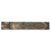 Chemin De Table Long Royal Indian Luxury Black & Gold (Horizontal)