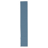 Chemin De Table Long Runner de table de chèques bleus élégant pour les (Devant)