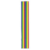 CHEMIN DE TABLE LONG RUNNER DE TABLE DE COTON-STRIPES GRAS-COUTRES PRIN (Devant)