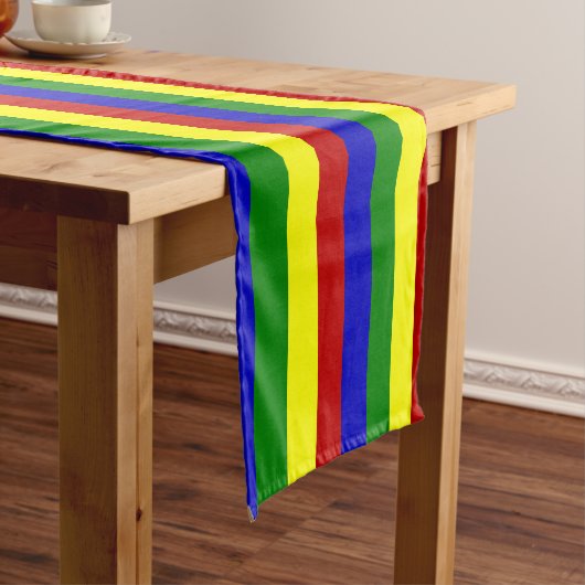 CHEMIN DE TABLE LONG RUNNER DE TABLE DE COTON-STRIPES GRAS-COUTRES PRIN (In Situ)