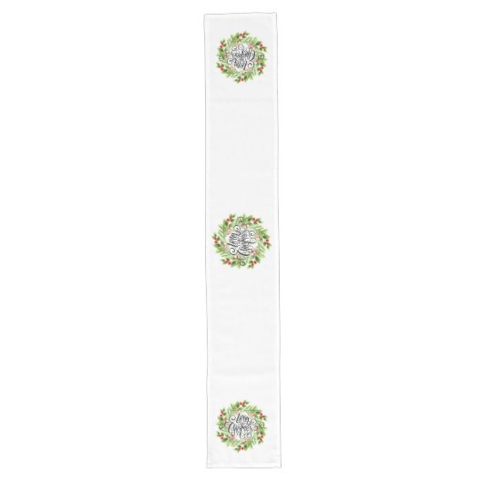 Chemin De Table Long Runner de table de vacances (Devant)