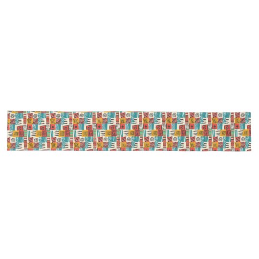 Chemin De Table Long Runner de table Patchwork Africain (Horizontal)
