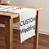 Chemin De Table Long Runner de table personnalisée mariage 16 pouces x (In Situ)