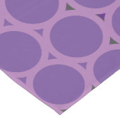 Chemin De Table Long Runner table de cercles violets (Coin)
