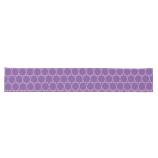 Chemin De Table Long Runner table de cercles violets (Horizontal)