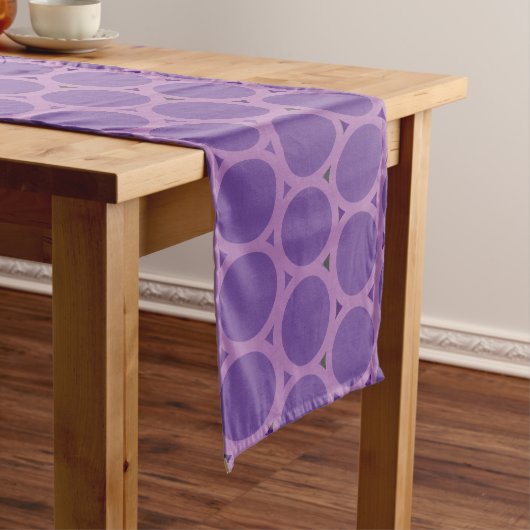 Chemin De Table Long Runner table de cercles violets (In Situ)