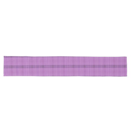 Chemin De Table Long Runner table Plaid violet (Horizontal)