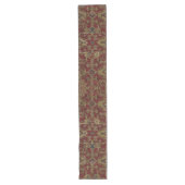 Chemin De Table Long Rustique antique Oriental Perse Motif rouge (Devant)