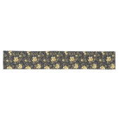 Chemin De Table Long Sans couture avec orchidées de bijoux (Horizontal)