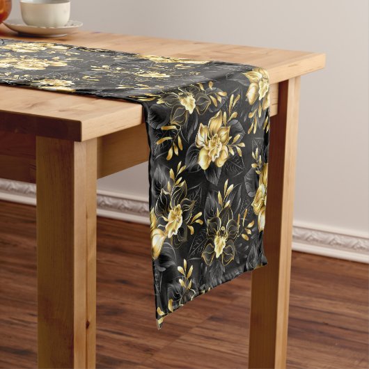 Chemin De Table Long Sans couture avec orchidées de bijoux (In Situ)
