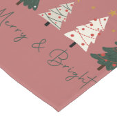 Chemin De Table Long Sapin de Noël "Gai et Lumineux" (Coin)