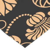 Chemin De Table Long Set de table en tissu orange et noir (Coin)