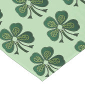 Chemin De Table Long Shamrocks verts 2025 (Coin)