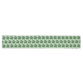 Chemin De Table Long Shamrocks verts 2025 (Horizontal)