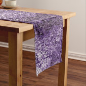 Chemin De Table Long Shine Shine Purple Star Art AI (In Situ)