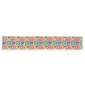 Chemin De Table Long Sicilien, majolica, tuiles, citrons (Horizontal)