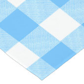 Chemin De Table Long Slow-Living Summer Sky Check (Coin)