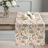 Chemin De Table Long Soft Boho Rainbow Table Runner Inspiration tribale