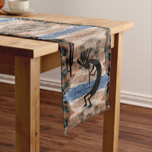 Chemin De Table Long Sonate en mosaïque du sud-ouest de Kokopelli