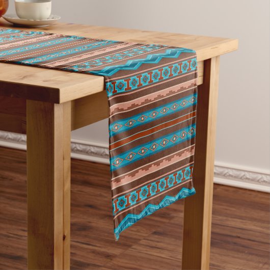 Chemin De Table Long Southwest Style Geometric Cameron Gorge Design (In Situ)