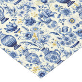 Chemin De Table Long Splendor provincial bleu et citron (Coin)